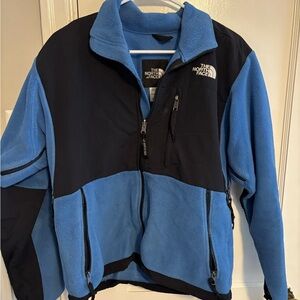 The North Face Black and Blue Fleece Jacket